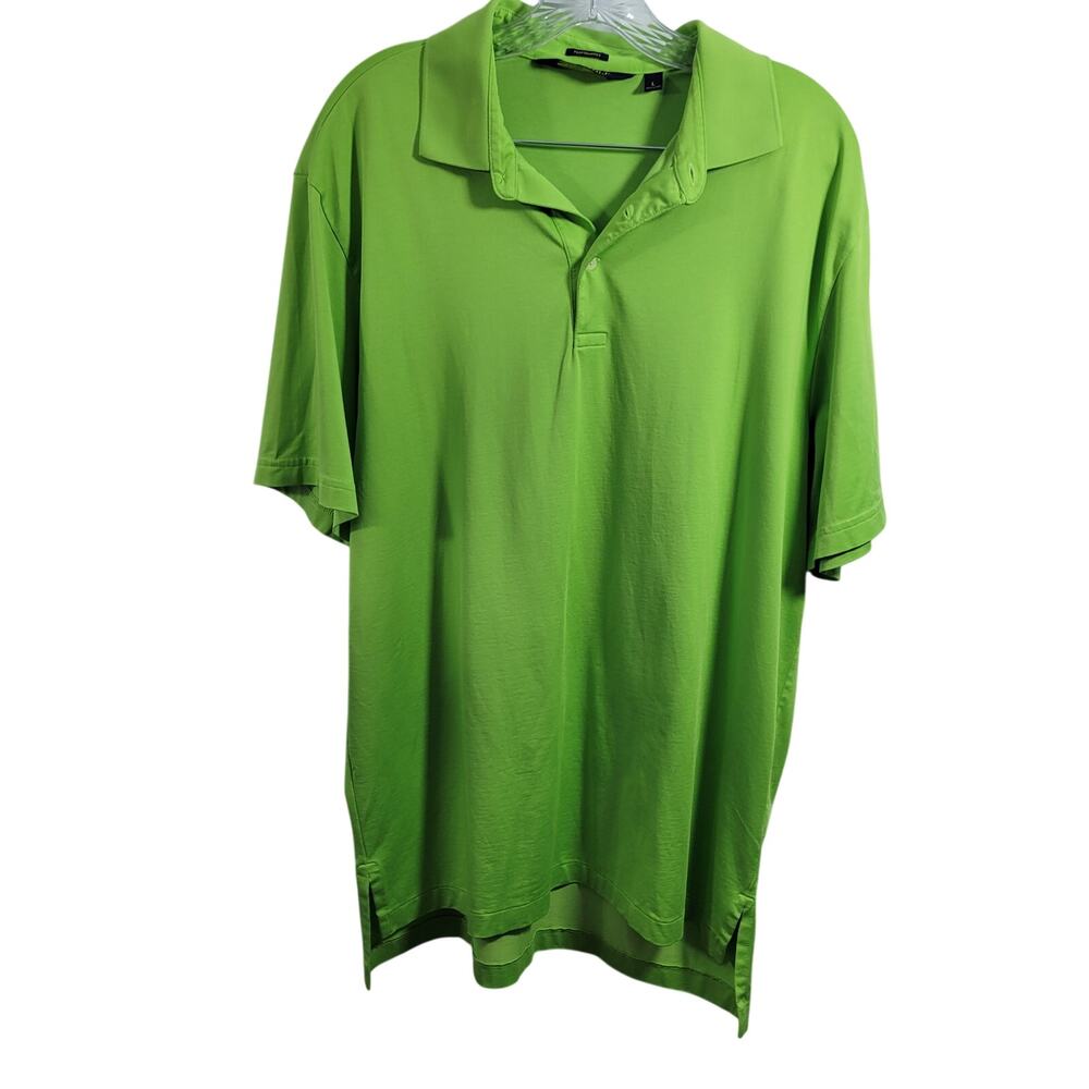 Ralph Lauren Polo Golf Green Polo Performance Shirt Size L 61526-1369